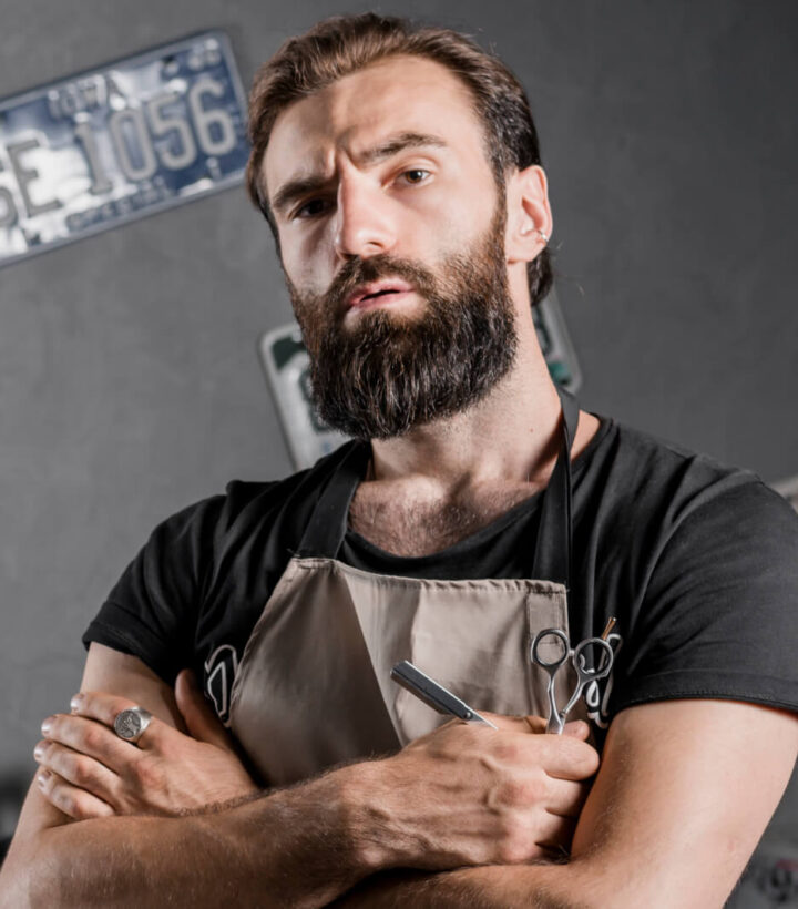 Jay, barber at District Fade Co.