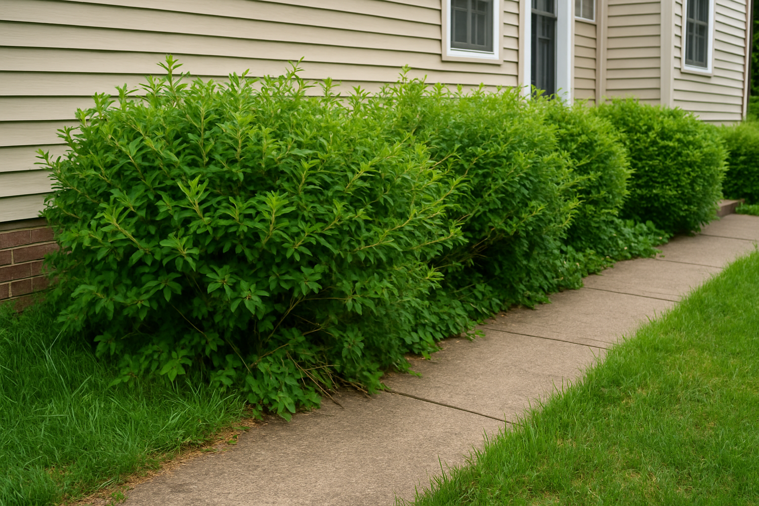 Shrub trimming and shaping